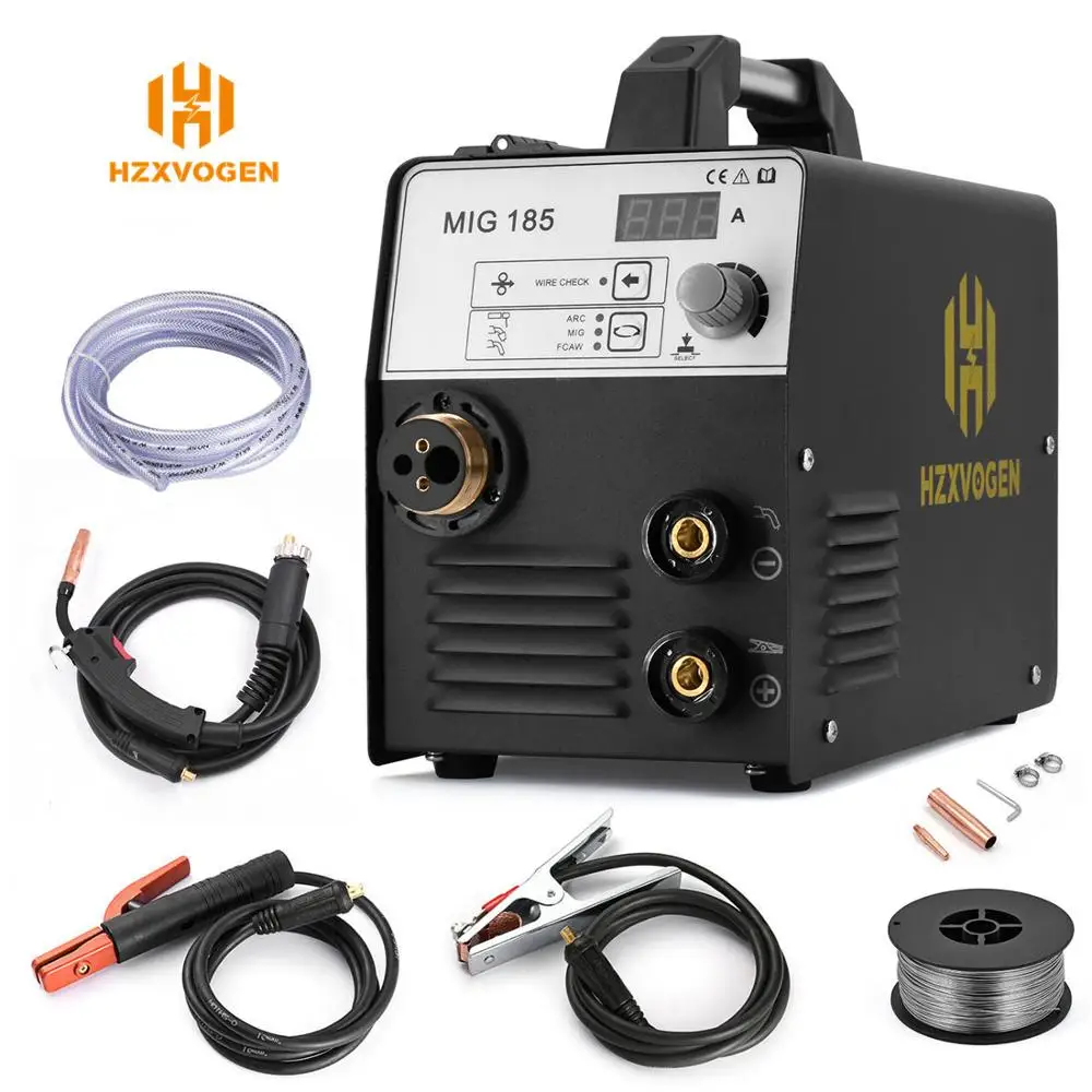 Сварочный аппарат HZXVOGEN 220 В Mig MIG185 MIG ARC TIG 3 в 1 сварочный для домашнего