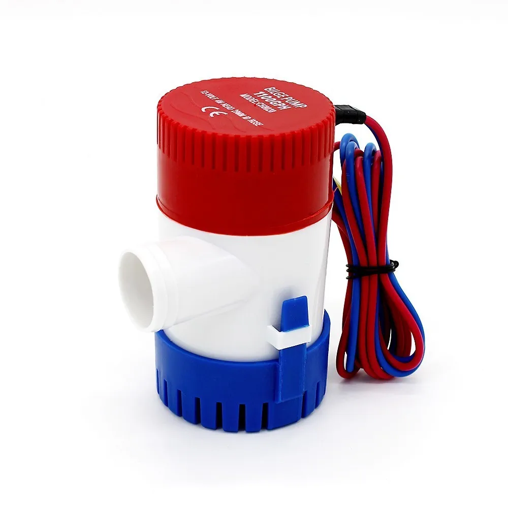 750GPH mini boat bilge pump 12v 12 v 24v kayak rule water electric dc 750 gph volt manual marine pressure | Обустройство дома