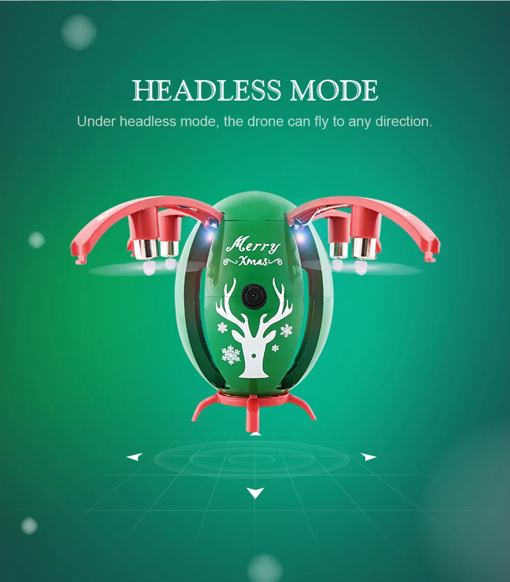 JJRC H66 Яйцо Rc Мини Умный Дрон Квадрокоптер 720p Wifi FPV Гравитационный датчик Контроль Режим удержания высоты для предложения подарков на Рождество.