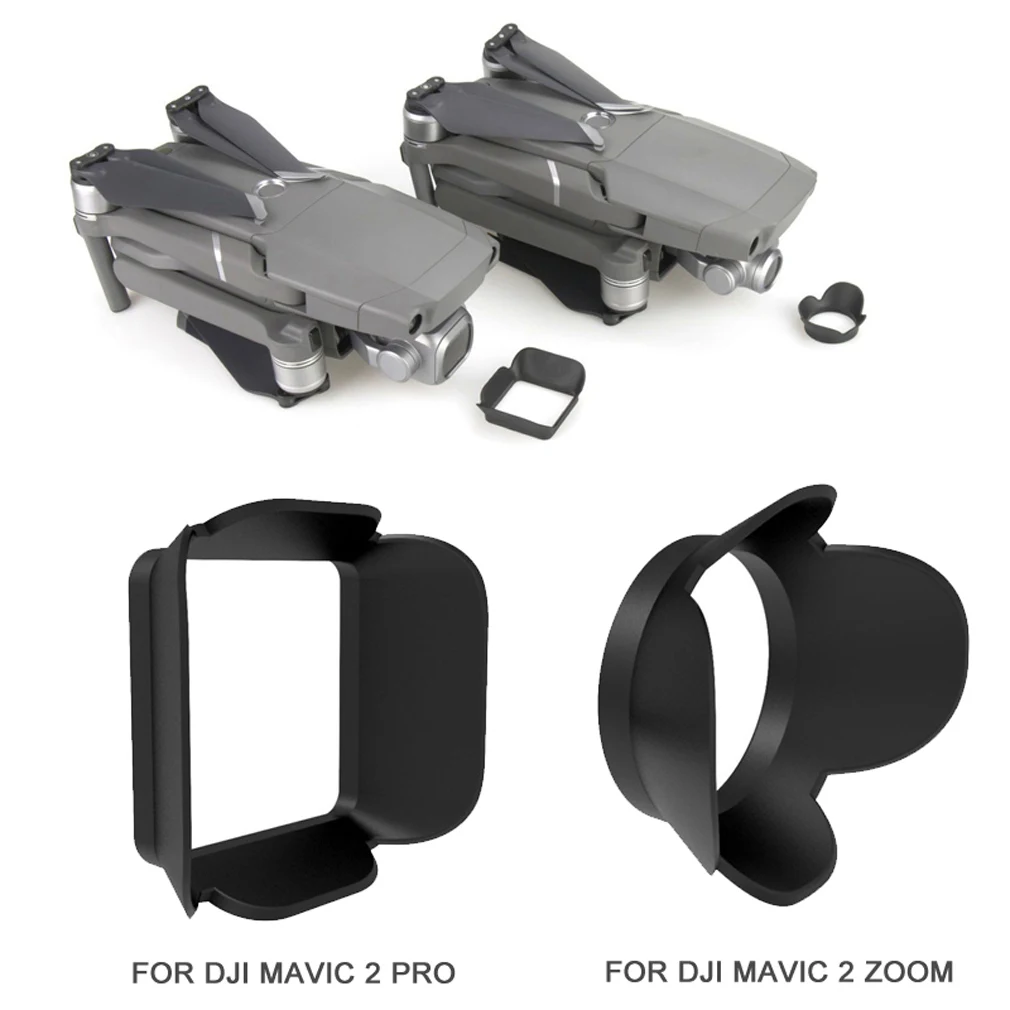 2 Types Camera Lens Hood Anti-glare Coating Protector Sunshade Cover For DJI Mavic Pro/Zoom Drone | Accessories Kits