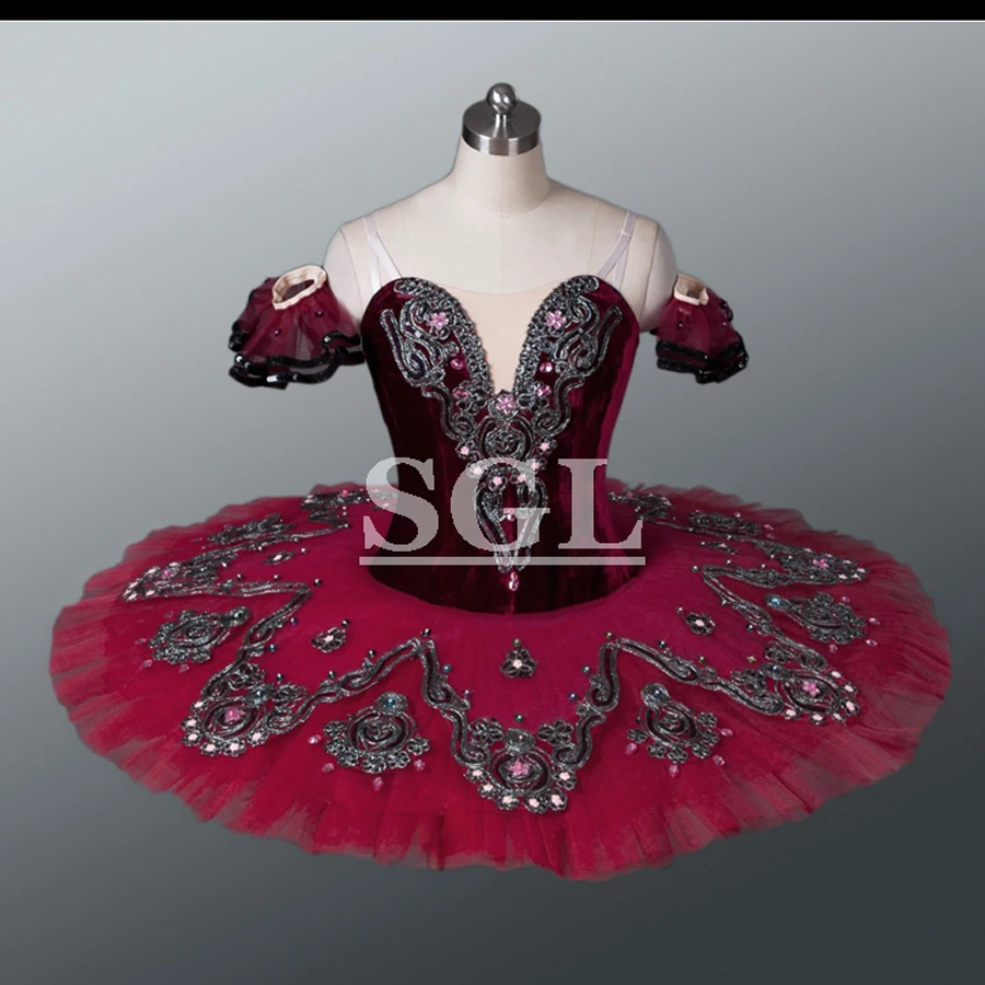 Бесплатная доставка женские балетные пачки Театральный Костюм для выступлений