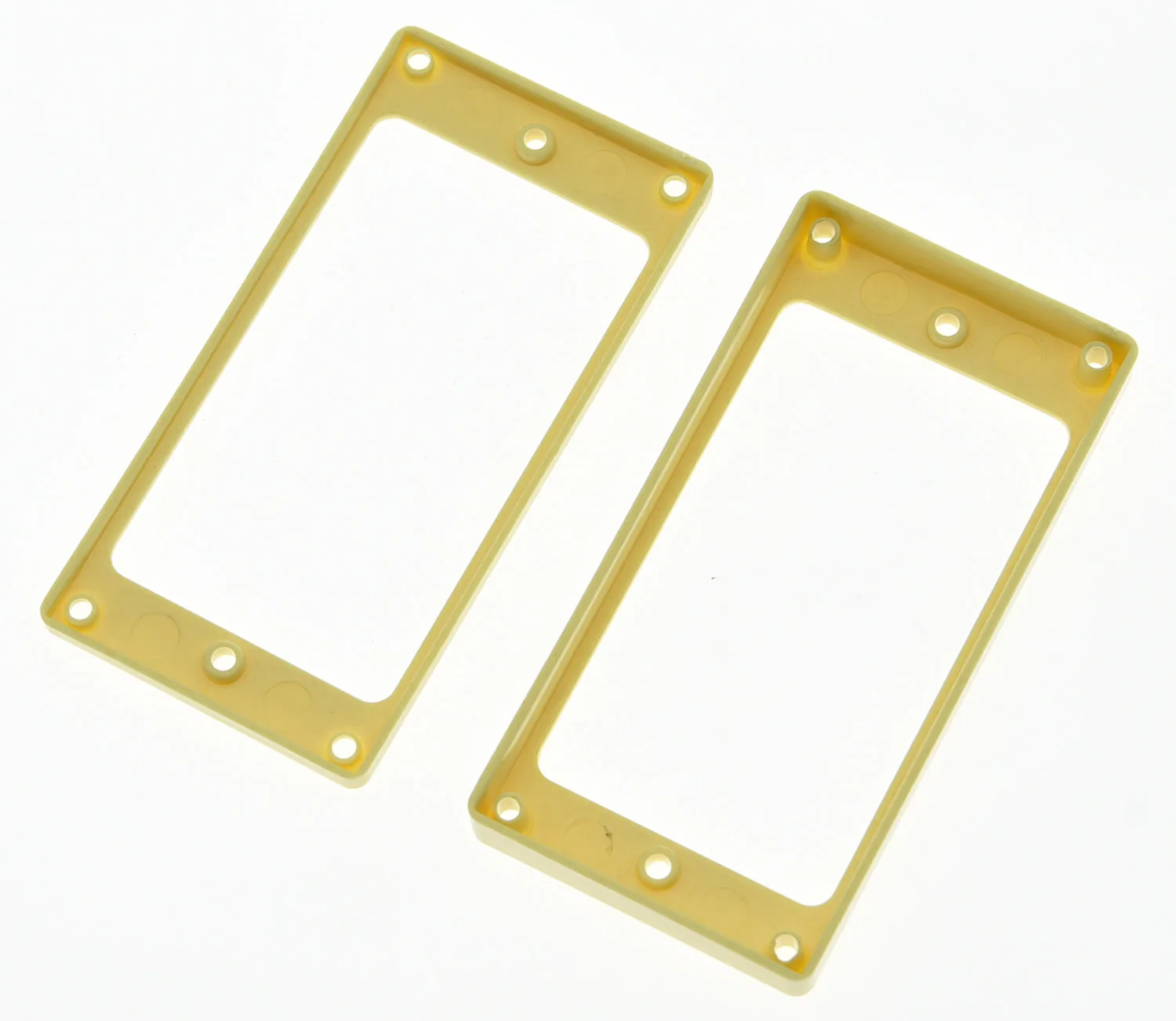 DOPRO 2x черный/кремовый Humbucker Пикап Кольцо Изогнутая Нижняя рамка подходит для LP