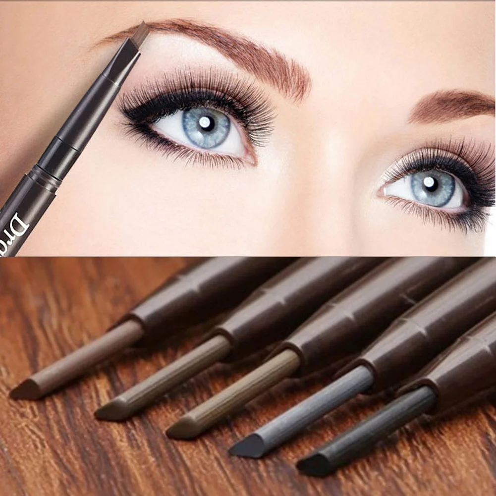 Double-headed Eyebrow Pencil Waterproof Long Lasting Makeup Beauty Cosmetics | Красота и здоровье
