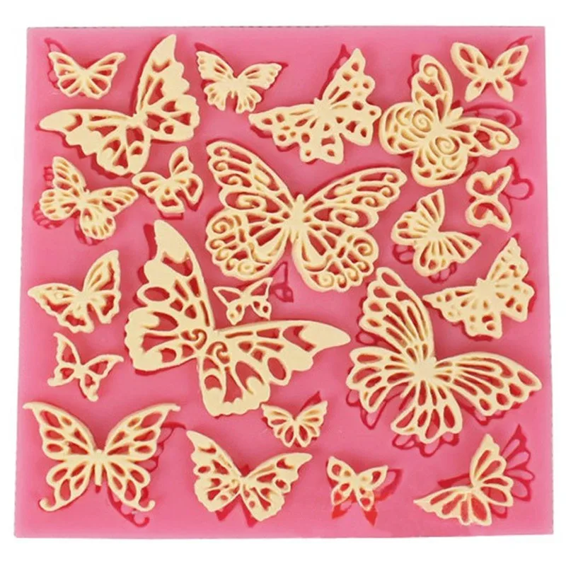 DIY Flower Silicone Lace Mat Cupcake Fondant Molds Gumpaste Chocolate Moulds Cake Decorating Tools Baking Accessories | Дом и сад