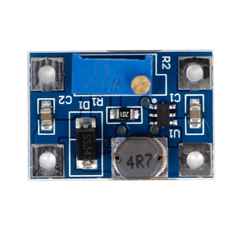 DC-DC 2-24V до 2-28V Регулируемый силовой модуль 2A SX1308 повышающий преобразователь