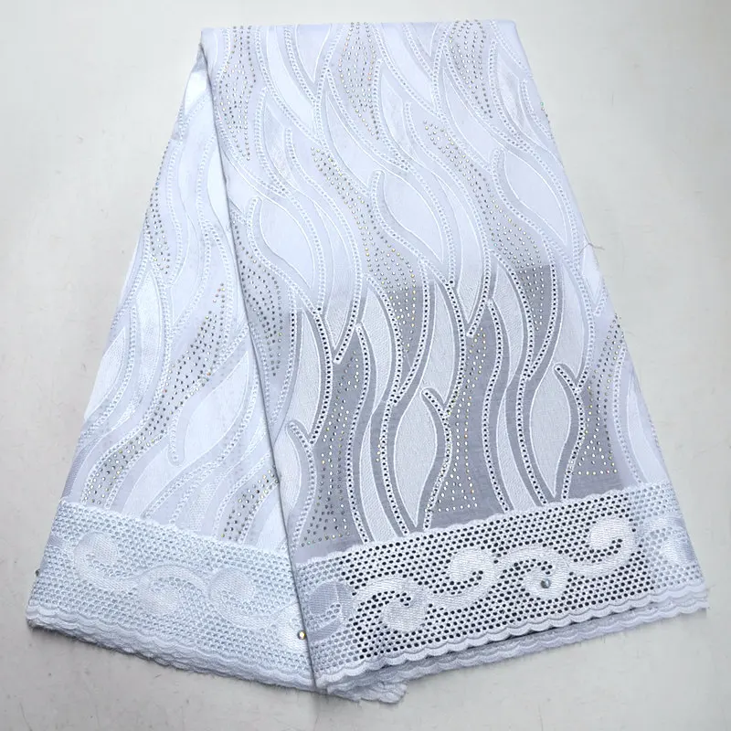 (5 ярдов/шт) 2019 Высокое качество Африканский польский хлопок кружевная ткань