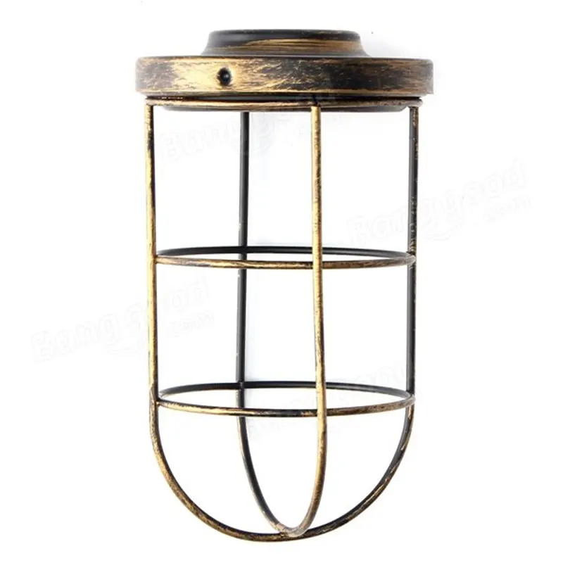 Железная Ретро винтажная лампа клетка DIY промышленный абажур крышка лампы для