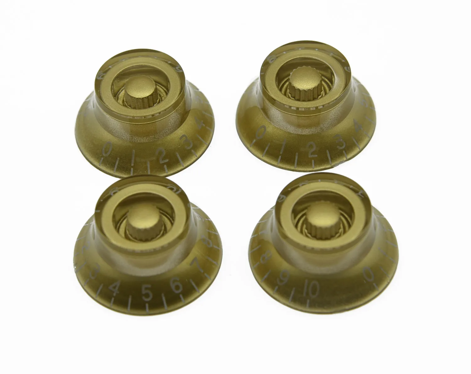 KAISH 4x Gold LP Guitar Speed Knobs Top Hat Bell Fits | Parts & Accessories