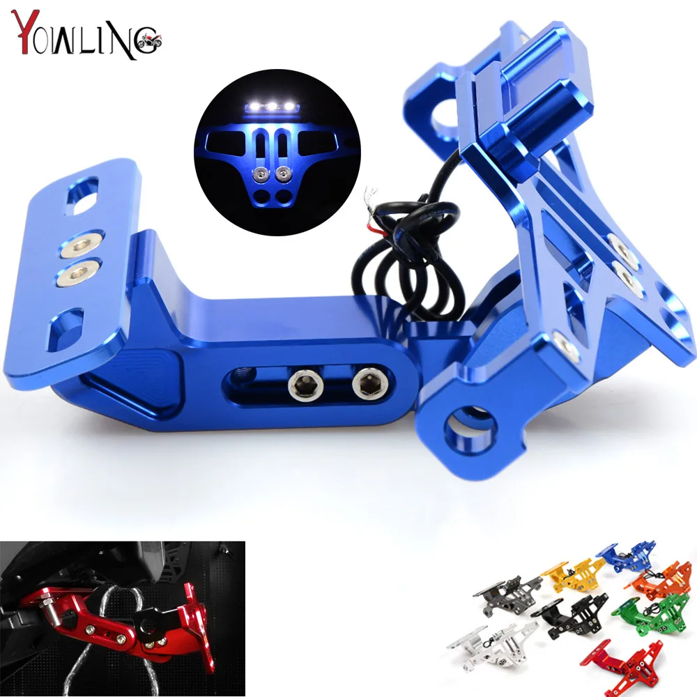 Кронштейн номерного знака мотоцикла держатель для Yamaha FZ1 FAZER 06-13 FZ6 04-10 FZ6R 09-15 FZ8 11-15