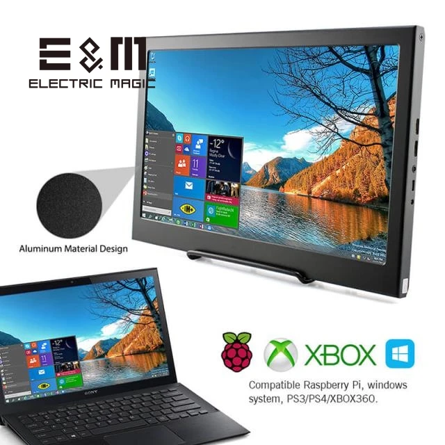 13,3-дюймовый монитор для игр с разрешением 1920*1080 HDR HDMI портативный IPS-экран с питанием USB для Ps4 Xbox NS Switch Computer PC Laptop.