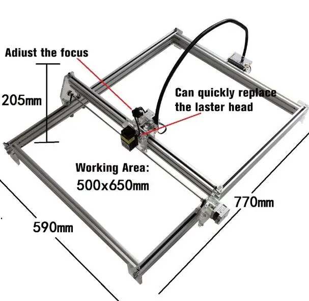 Небольшой лазерный гравировальный станок с ЧПУ автоматический для