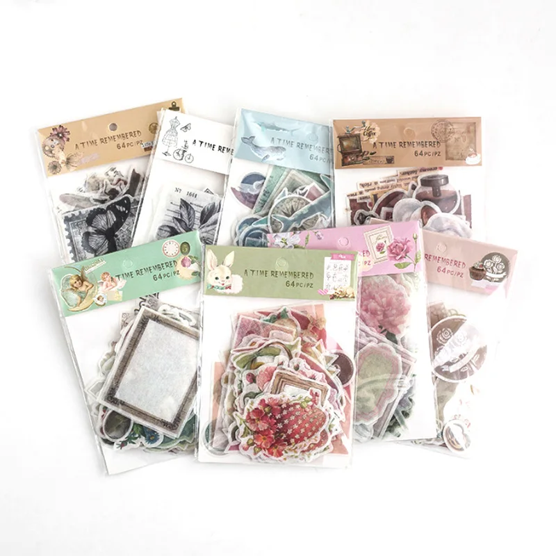 64 шт/лот милые годы бог украсть серии наклейки s Kawaii Наклейки для дневника