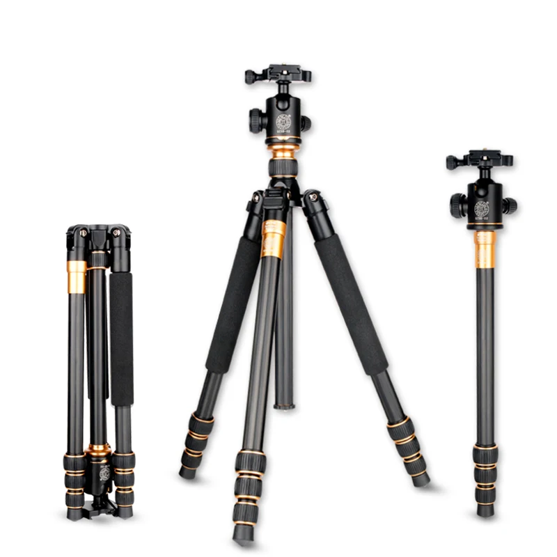 Портативный Съемный сменный штатив QZSD Q999C монопод из углеродного волокна с