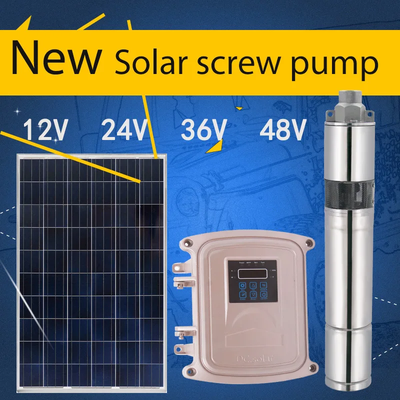solar dc 12v 24v water pump mini set for garden submersible 12V | Обустройство дома