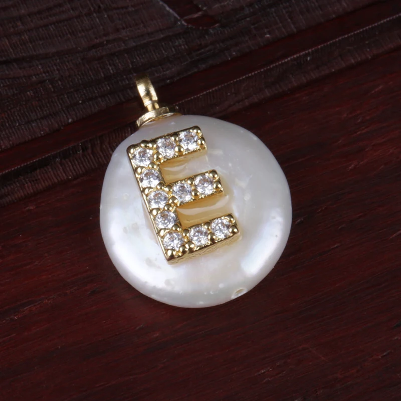 Оригинальная 26 буква алфавита ABCMNWXYZ с именем очарование Белый CZ Пресноводный