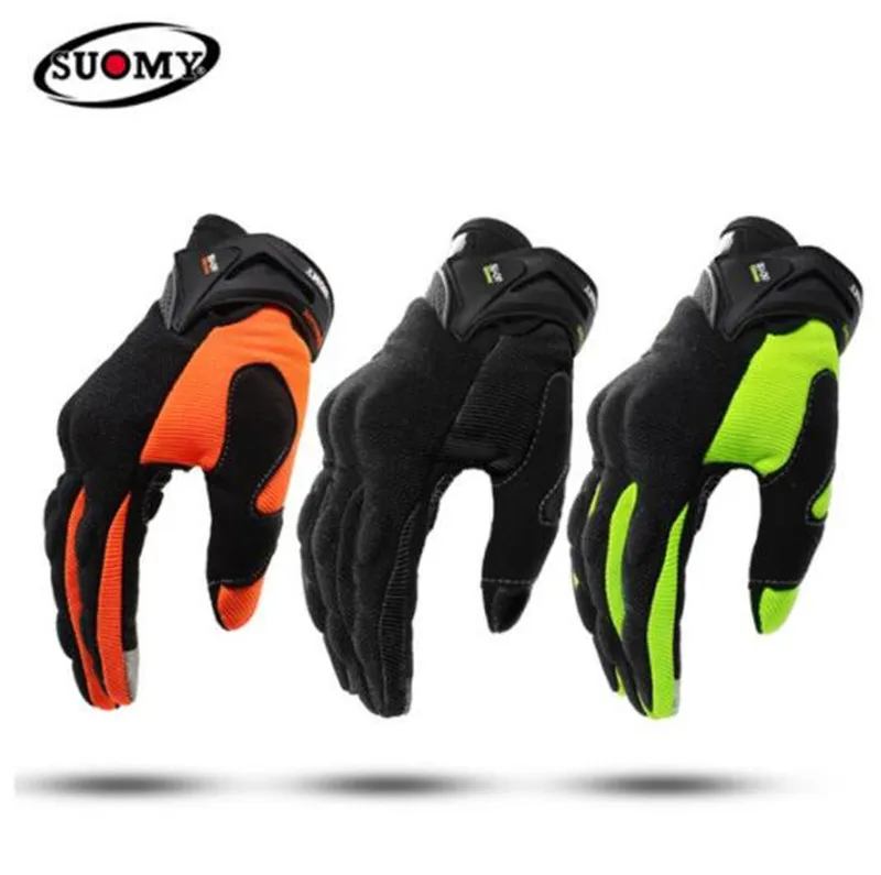 Перчатки SUOMY мужские мотоциклетные дышащие митенки для езды на мотоцикле и