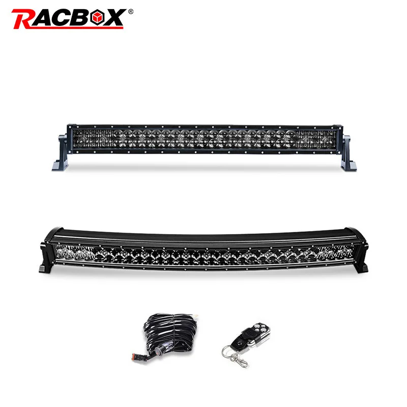 5D Объектив 32 дюймов изогнутый внедорожный светодиодный светильник бар 15000LM