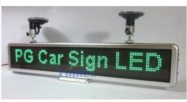NEW Green Car Programmable LED Moving Scrolling Message Display Sign Board 21&quotx4&quot | Освещение
