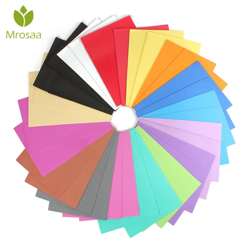 Mrosaa 32pcs/lot 16 colors A4 2mm Thick Sponge Foam Craft Paper Fold scrapbooking Papers DIY Material sheet | Дом и сад