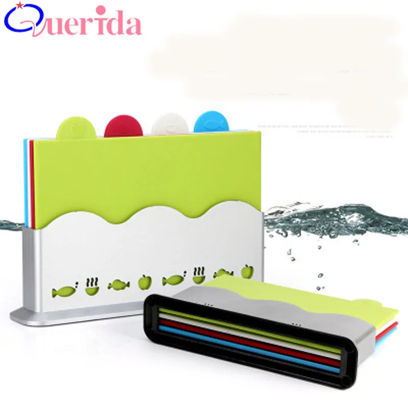 4 шт./компл. многофункциональная разделочная доска утолщенная пластиковая