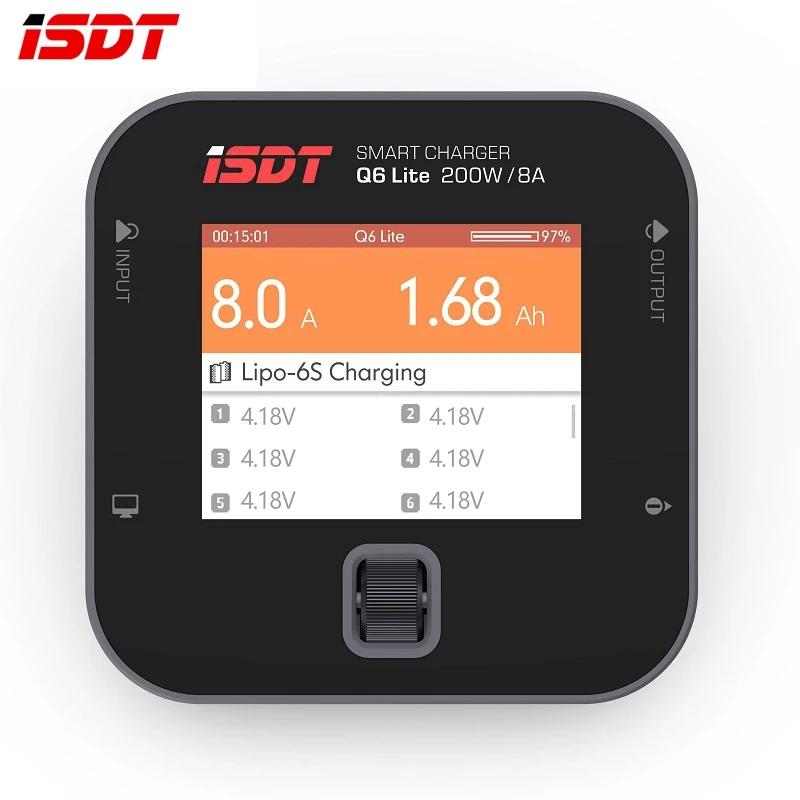 8A ISDT Q6 Lite 200 W MINI для Kieszeni adoadowarka For 2 S 6 Lipo Baterii модели ladowania VS D2 SC 620 Q6|Детали и