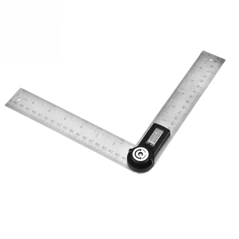 Угломер 200 мм Нержавеющая Сталь Линейка транспортира электронный цифровой