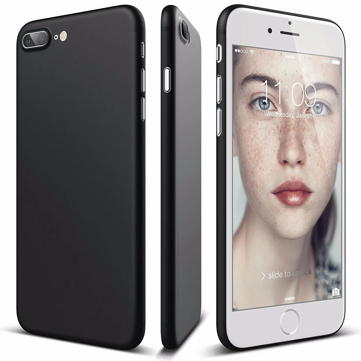 Прозрачный мягкий чехол для Iphone Apple X 8 5s SE 6 6s 7 Plus тонкий защитный задняя матовая