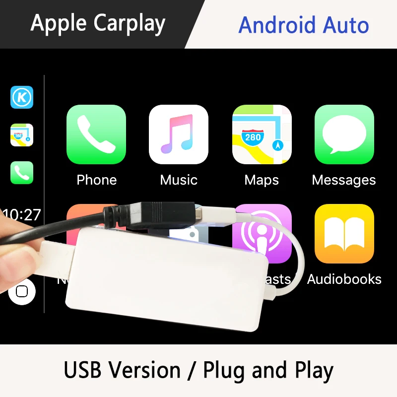 USB Smart Link Apple CarPlay ключ для Android навигационного плеера Mini Carplay Stick с Auto | Автомобили и