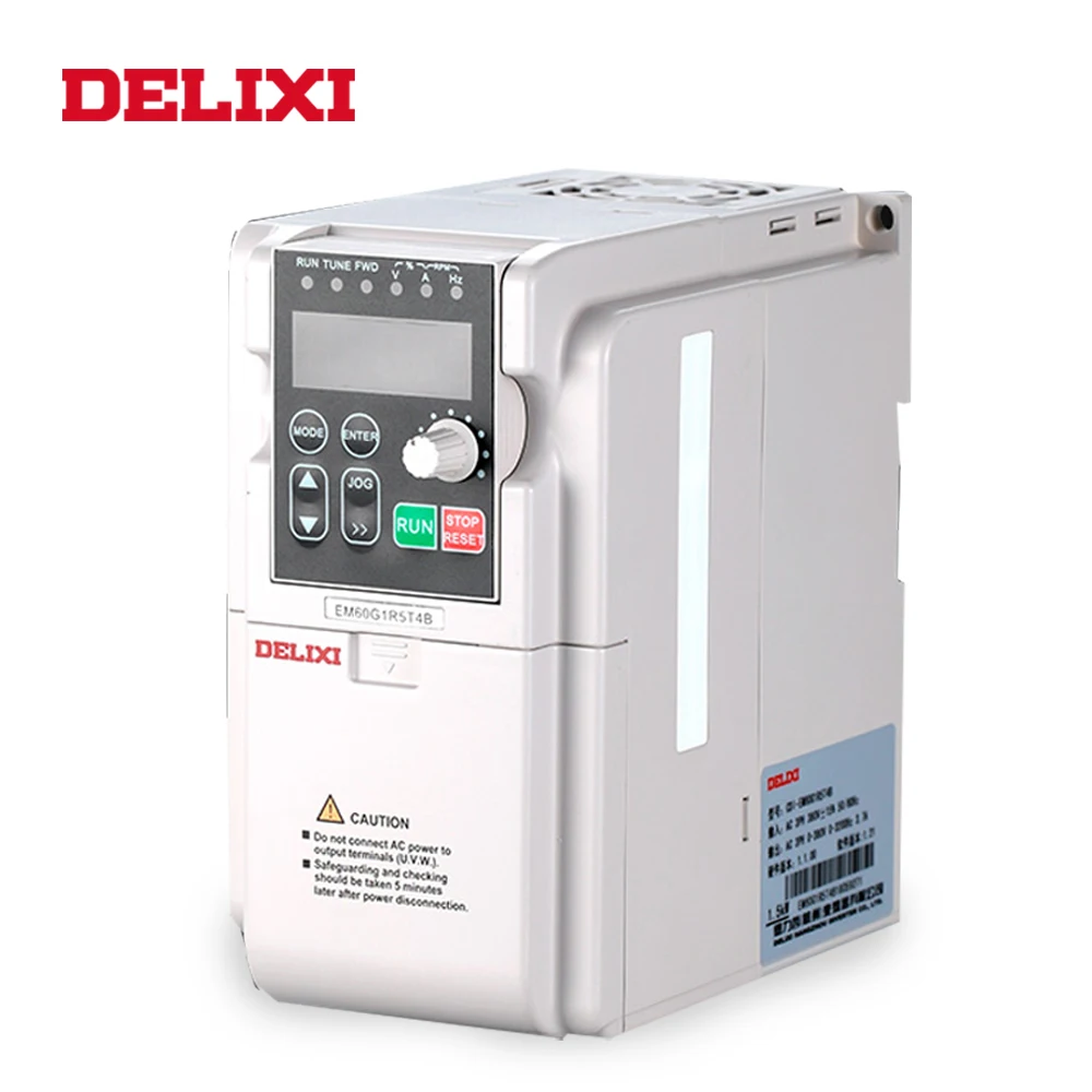 DELIXI AC 380 V 2.2KW 3 фазы Частота входного сигнала поворотные приводы с частотно