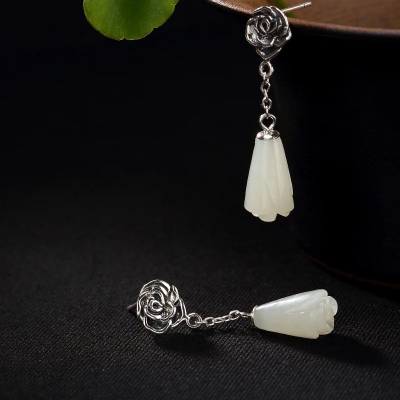 2018 серьги Модные ювелирные изделия S925 чистая инкрустация восстанавливающая