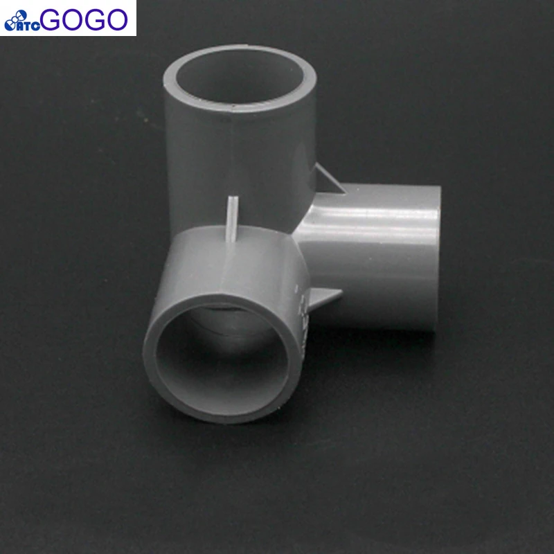 5 шт. Разъем стерео PVC водопроводная труба соединитель трехпозиционный адаптер диаметром 25 мм для самодельных цветочных стеллажей.