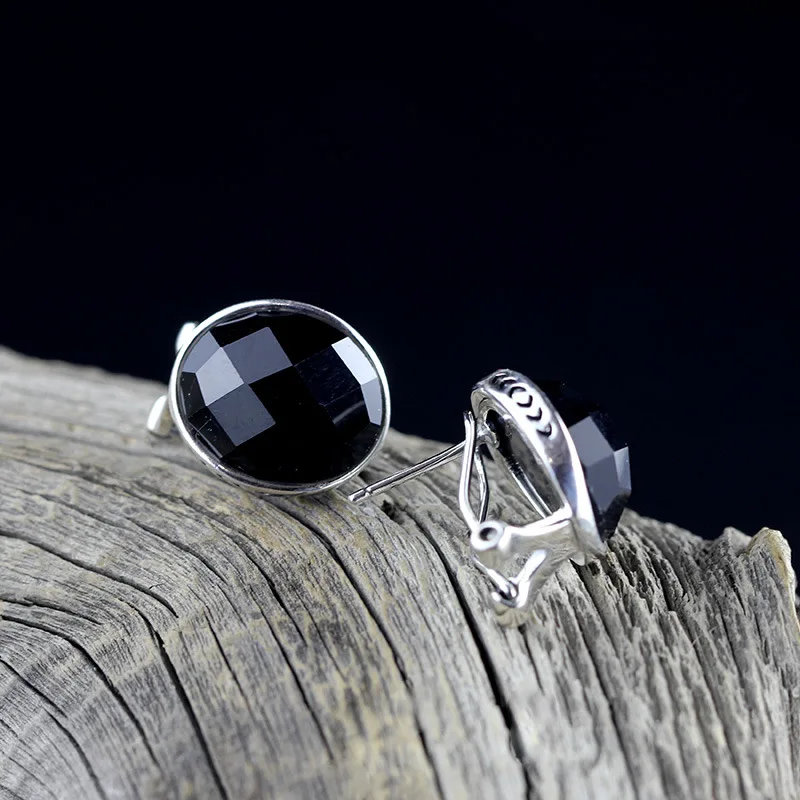 Серьги-Клипсы из песчаника с изображением Ms S925 | Украшения и аксессуары