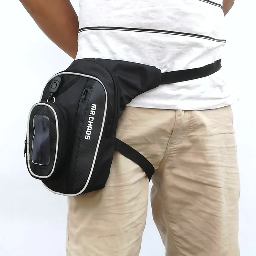 Нейлоновая черная сумка для езды на мотоцикле поясная велосипеде дорожная