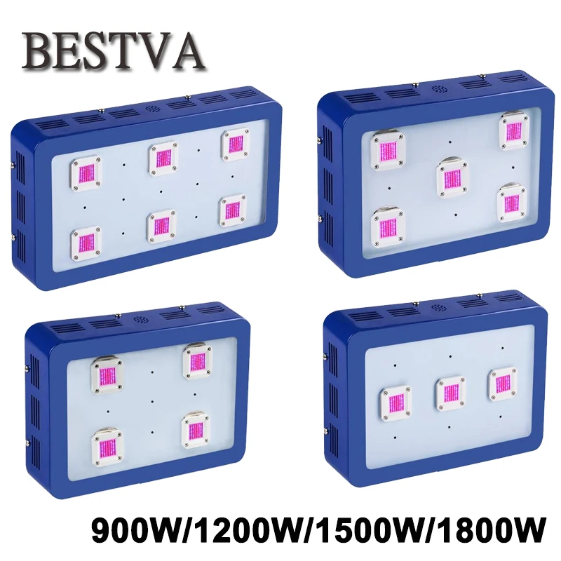 Bestva светодио дный светать 900 Вт 1200 1500 1800 УДАРА фишек полный спектр для комнатных
