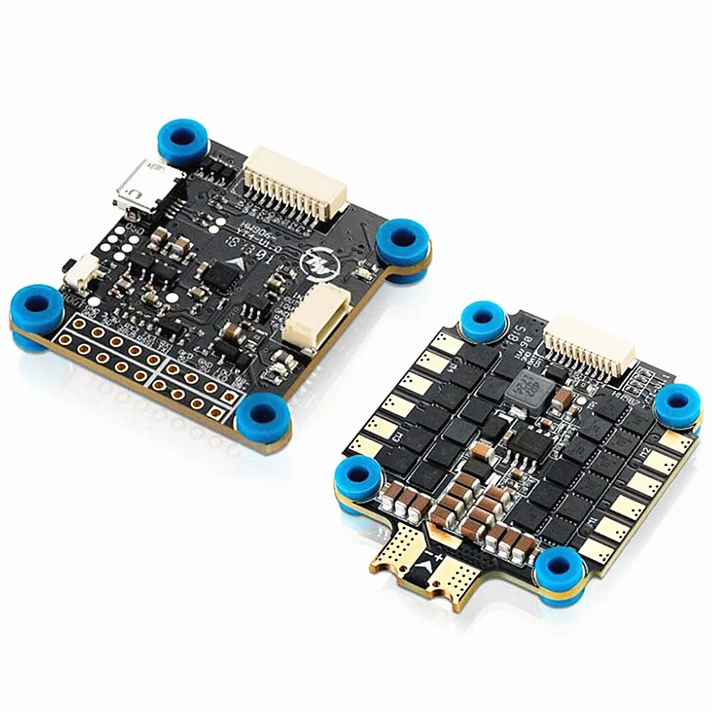 Контроллер полета Hobbywing XRotor Micro F4 G2 & 45A 4 в 1 BLHeli32 6S ESC для FPV гоночного дрона