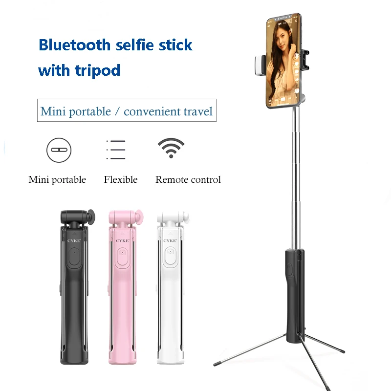 Беспроводная Bluetooth селфи-Палка с триподом раздвижной монопод дистанционным
