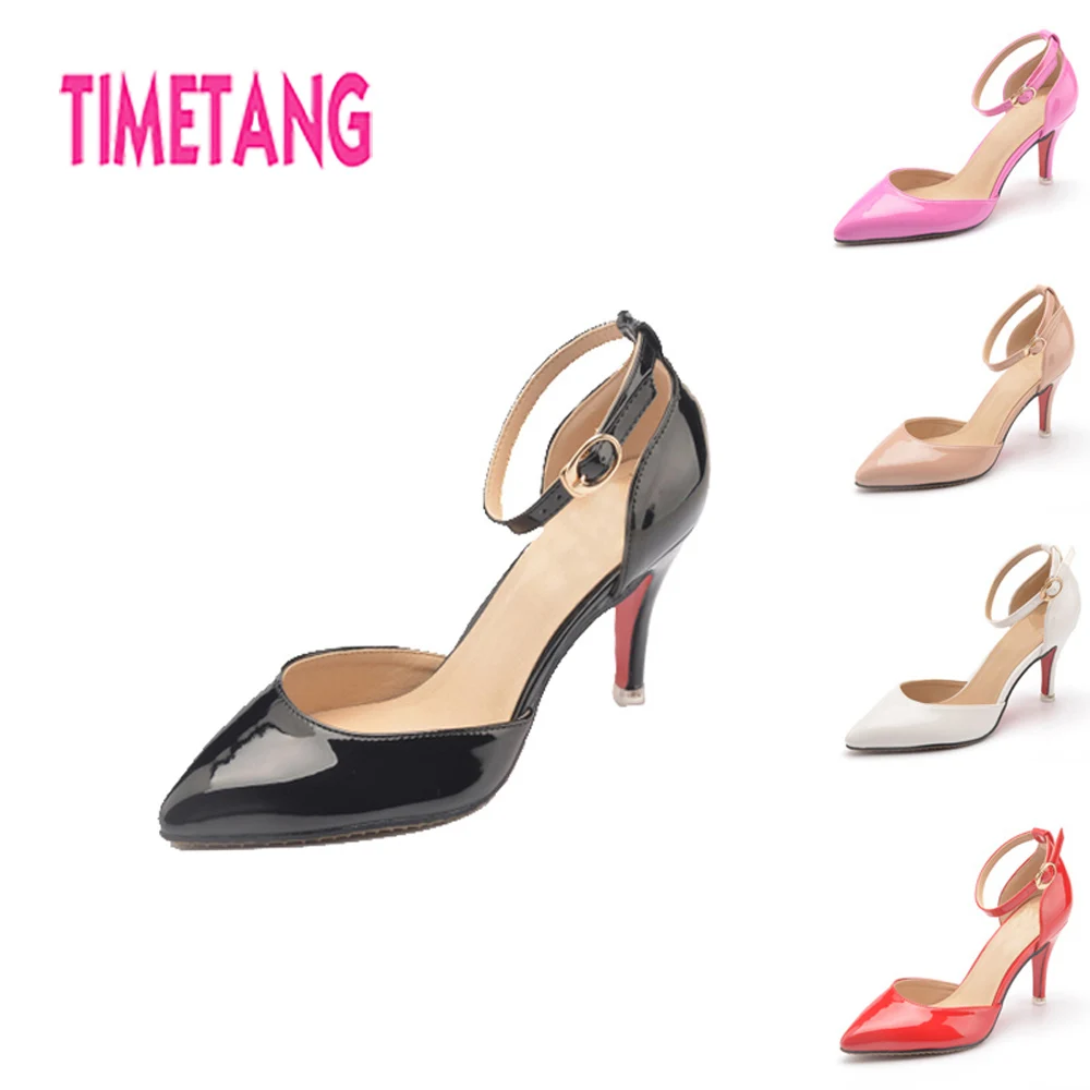 Женские туфли-лодочки с острым носком на каблуке | Обувь