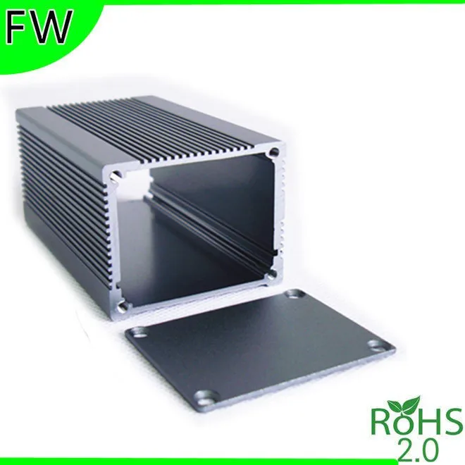 Экструдированный алюминиевый корпус чехол Project electronic DIY 40*50*85 мм железо-серый PCB -