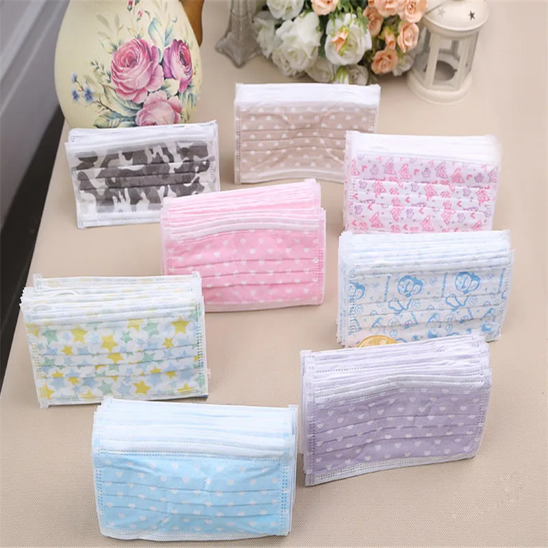 50 шт./упак. Лето маска для лица Pm2.5 пыли туманной погоды трех нетканые одноразовые