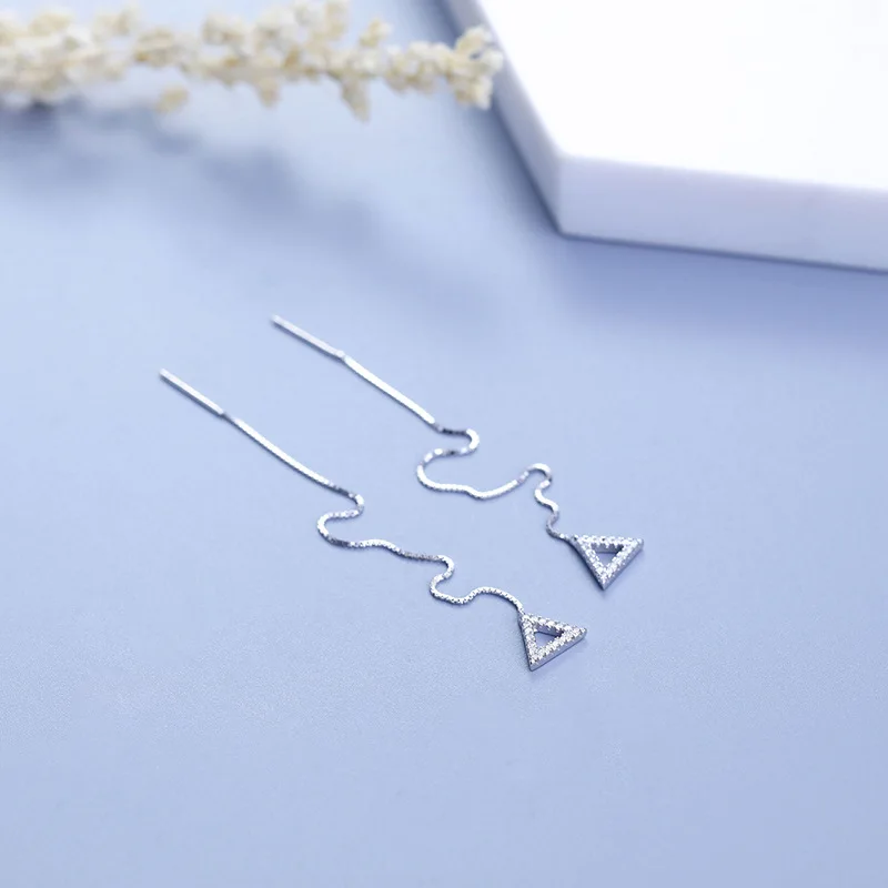 Завод маскарадный костюм S925 чистого серебра коробка семян Треугольники комплект