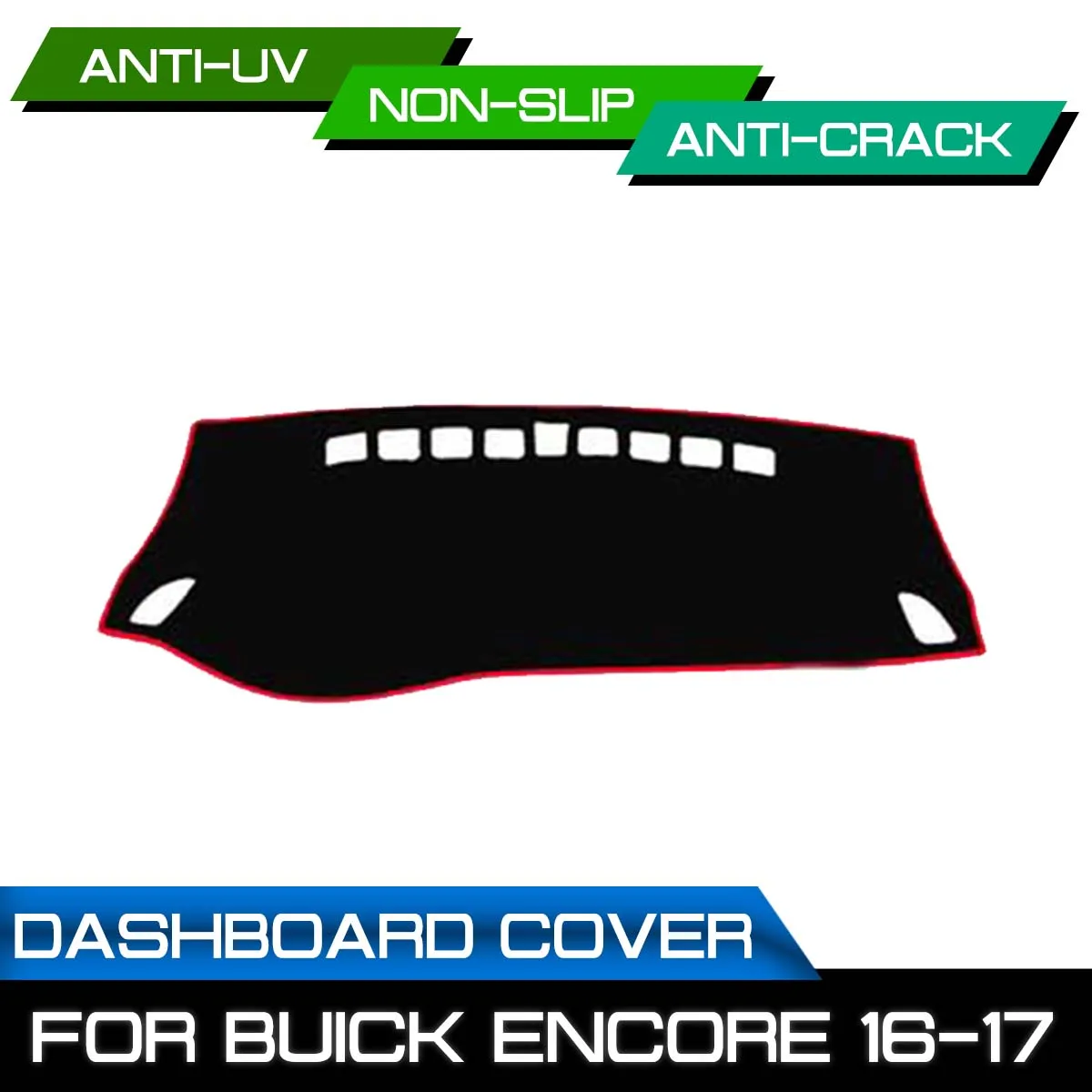 Car Dashboard Mat Anti-dirty Non-slip for Buick Encore 2016 2017 Dash Cover UV Protection Shade | Pad