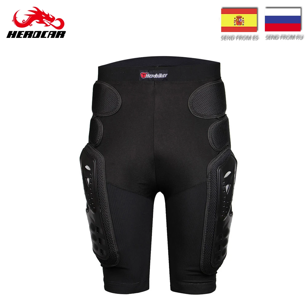 HEROBIKER Unisex Moto Sport Protective Gear Hip Pad Motorcross Off-Road Skating Ski Hockey Downhill Mountain Bike Armor Shorts | Автомобили