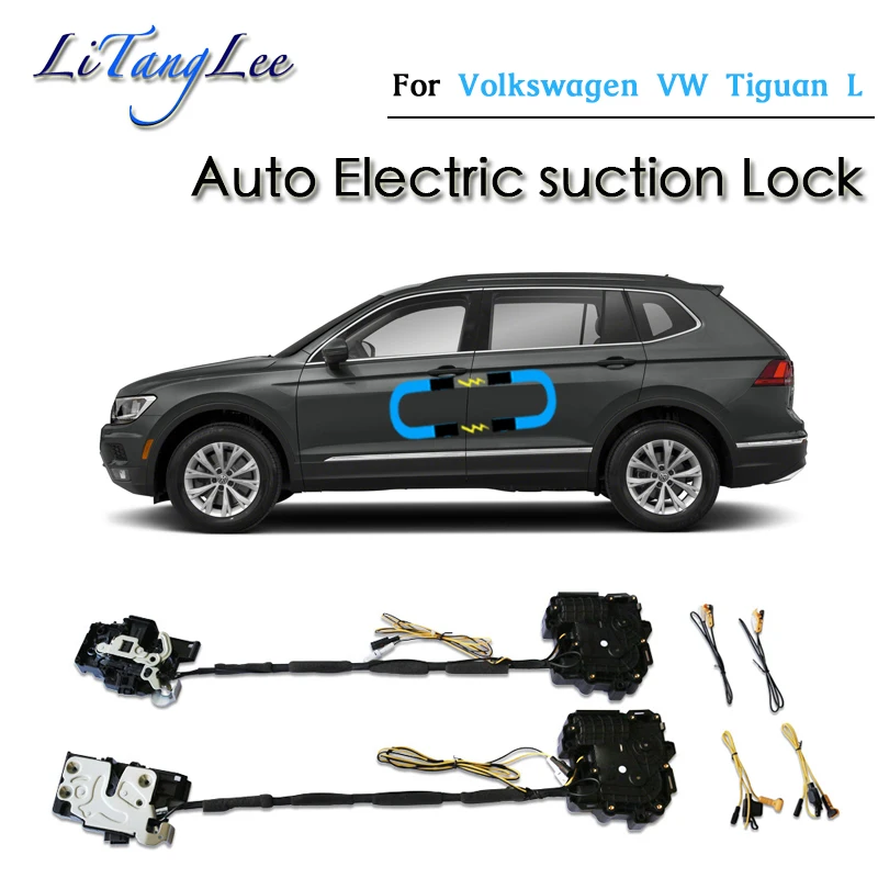 Автомобильная мягкая защелка для закрытия двери Volkswagen VW Tiguan L 2017 ~ 2019 | Автомобили