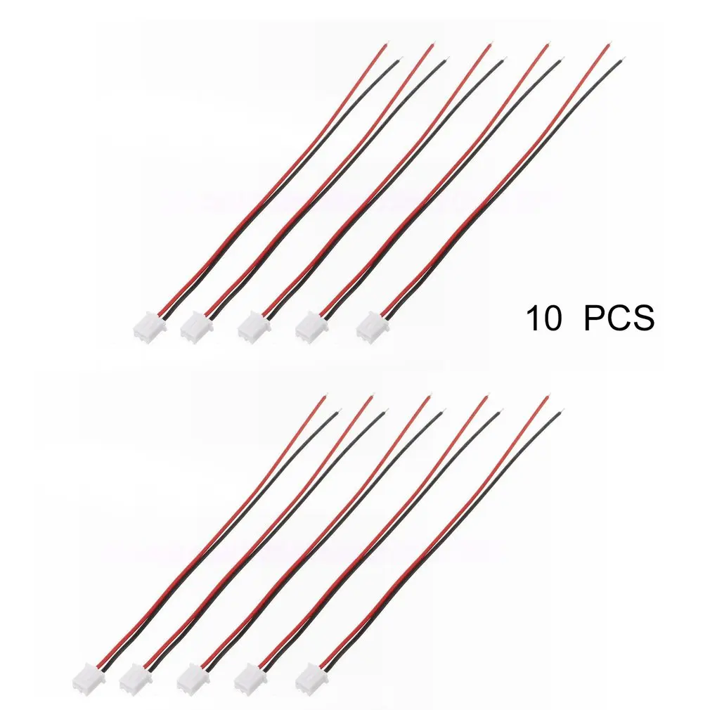 10 Sets Mini Micro JST XH2.54mm 2-Pin Connector Plug With Wires Cables 150mm |
