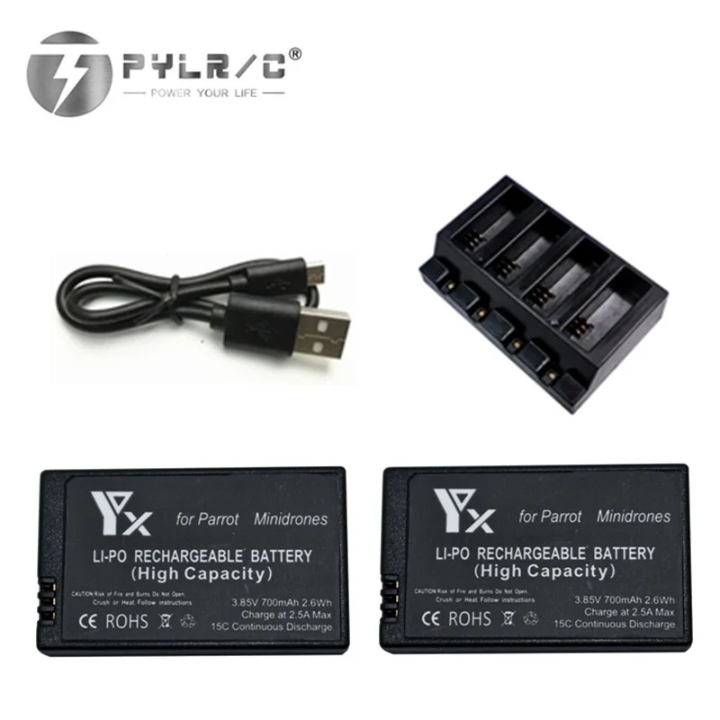 Аккумулятор LiPo и зарядное устройство для попугаев 3 85 В 700 мАч |