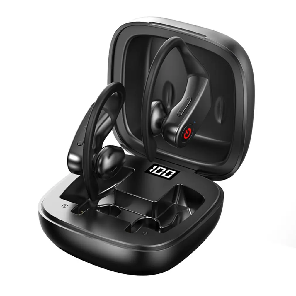 B10 беспроводные наушники Настоящие Спортивные Бас Стерео С защитой от пота Для