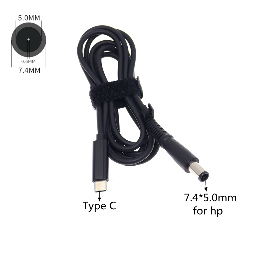 USB C к 7 4*5 0 мм разъем для зарядного устройства Тип адаптер ноутбука кабель Hp Pavilion