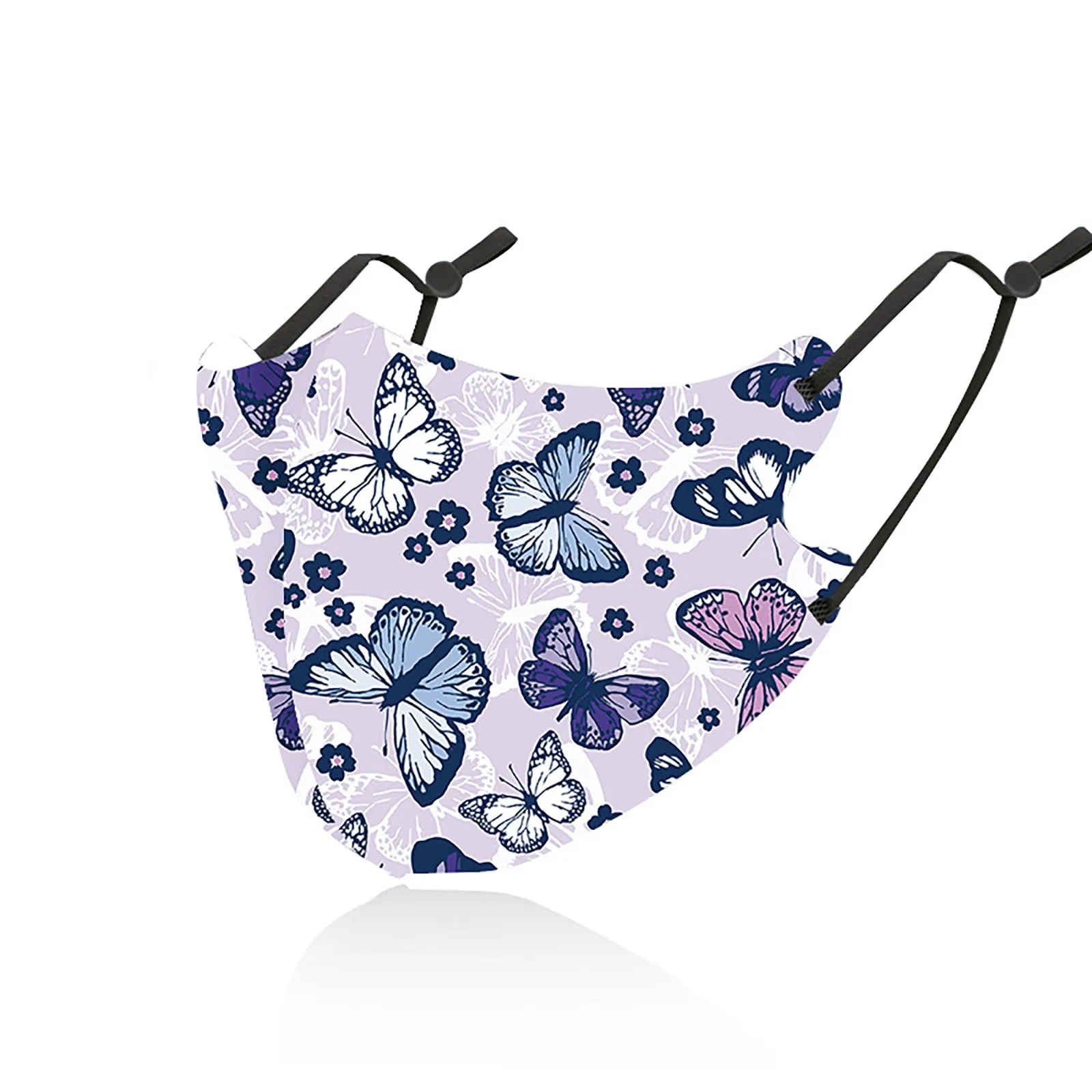 Маски с принтом бабочек для взрослых Рождественская 3d стерео маска лица дышащая