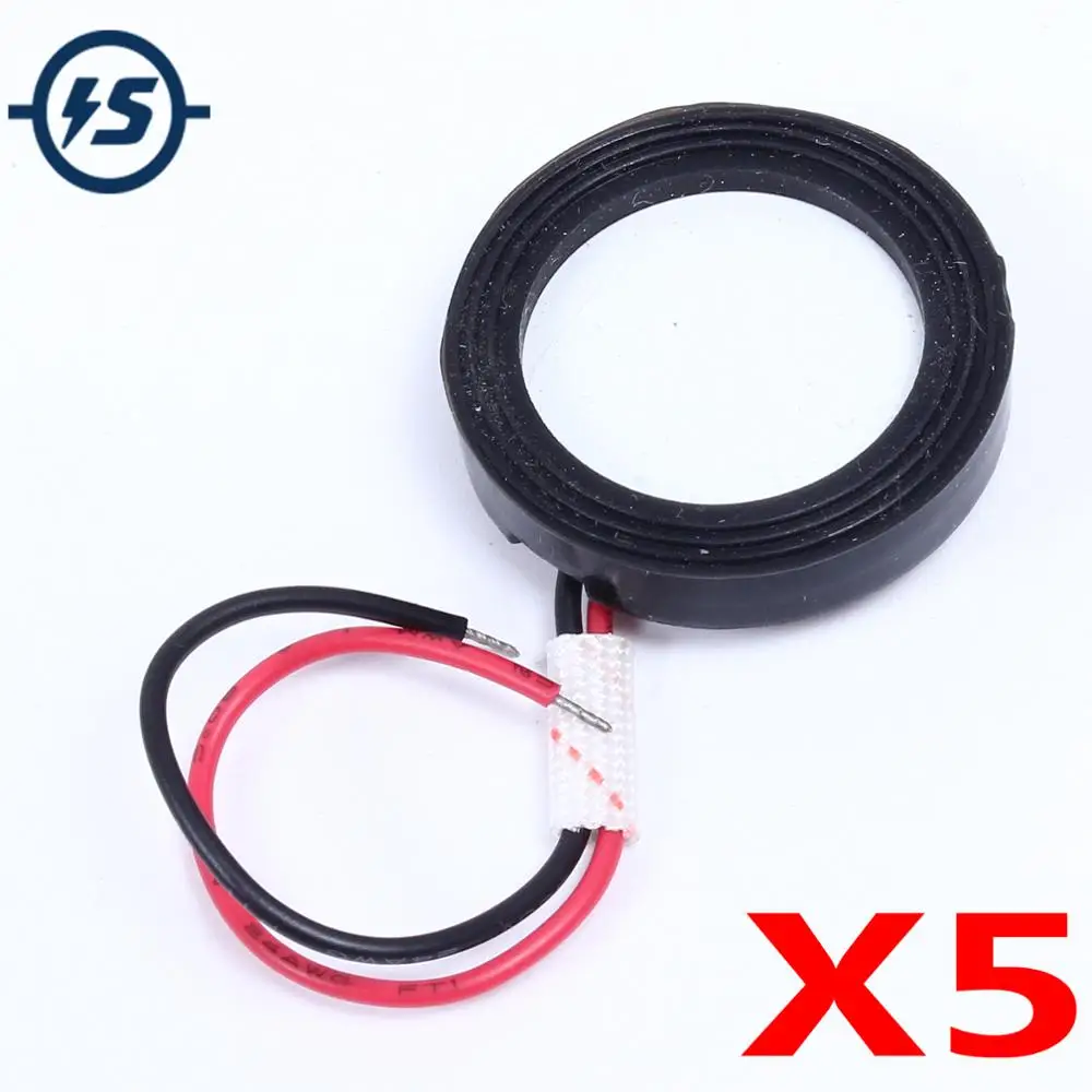 5 шт. Ультразвуковой пьезоэлектрический датчик увлажнителя керамический атомизатор мгновенного образования тумана аксессуары 1,70 МГц D25мм 25мм вкл.