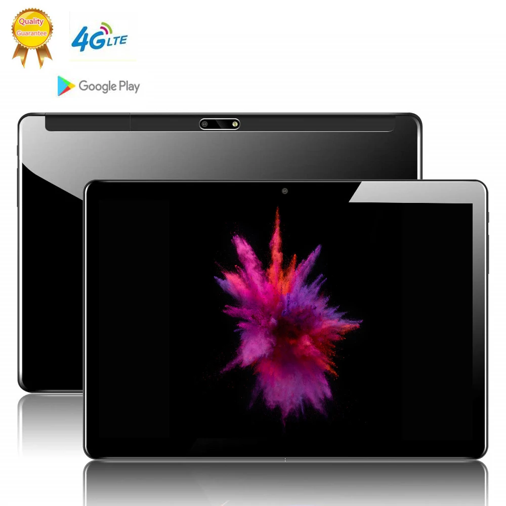 64 Гб ips стеклянный экран 10 1 дюймов 2.5d 3g LTE Android 9 0 планшетный ПК 8 Восьмиядерный 6 ram 4g